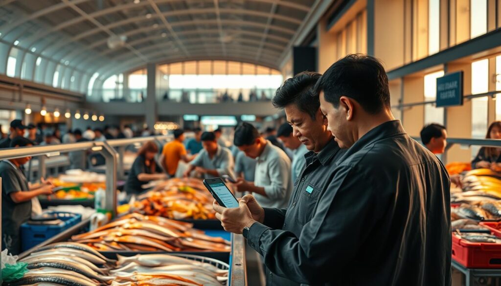 Pelatihan Pemasaran Digital di Pasar Ikan Modern