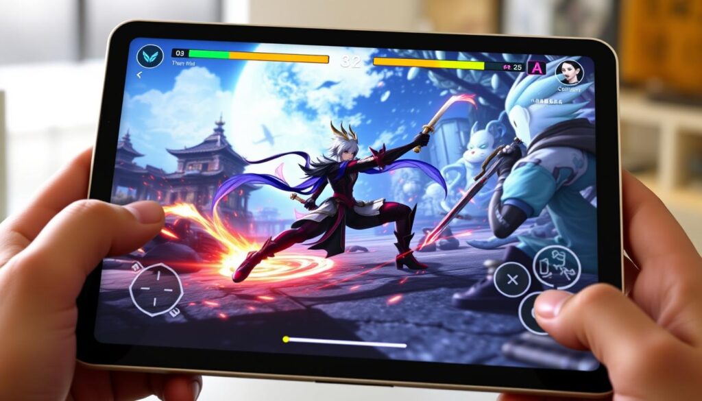 Gambar Genshin Impact di iPad Pro M1 dengan grafis ultra Gambar Genshin Impact di iPad Pro M1 dengan grafis ultra